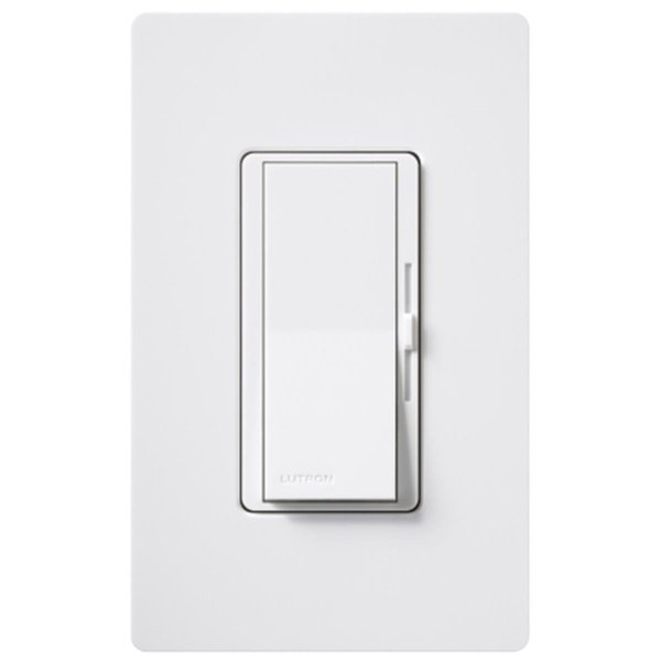 Brightbomb White Single Pole Or 3 Way CFL-LED Dimmer With BR339246